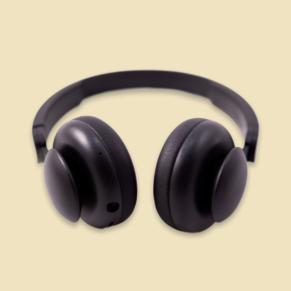 Over-ear headphones, colour field scene