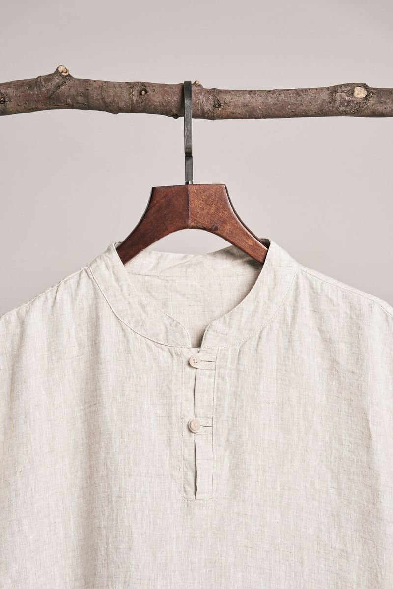 Merchant photo of the shirt on a hanger