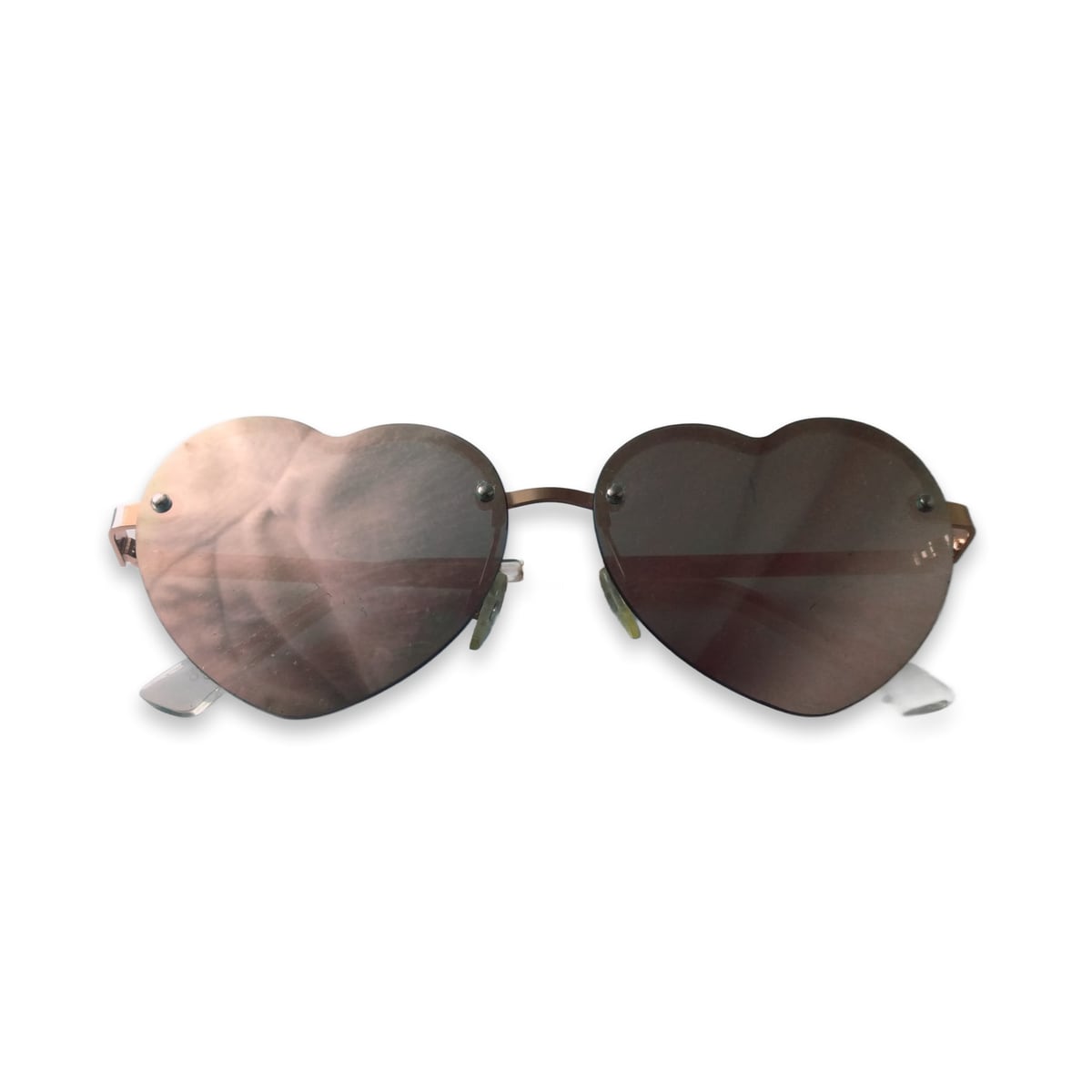 Heart sunglasses, clean studio scene