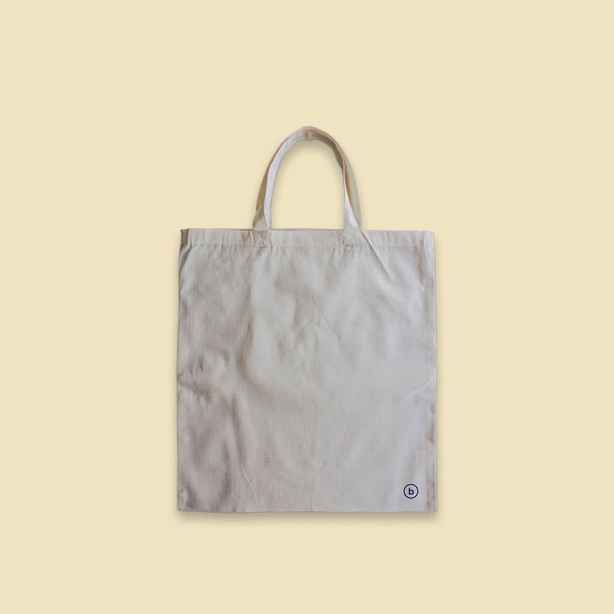 Canvas tote bag, colour field scene